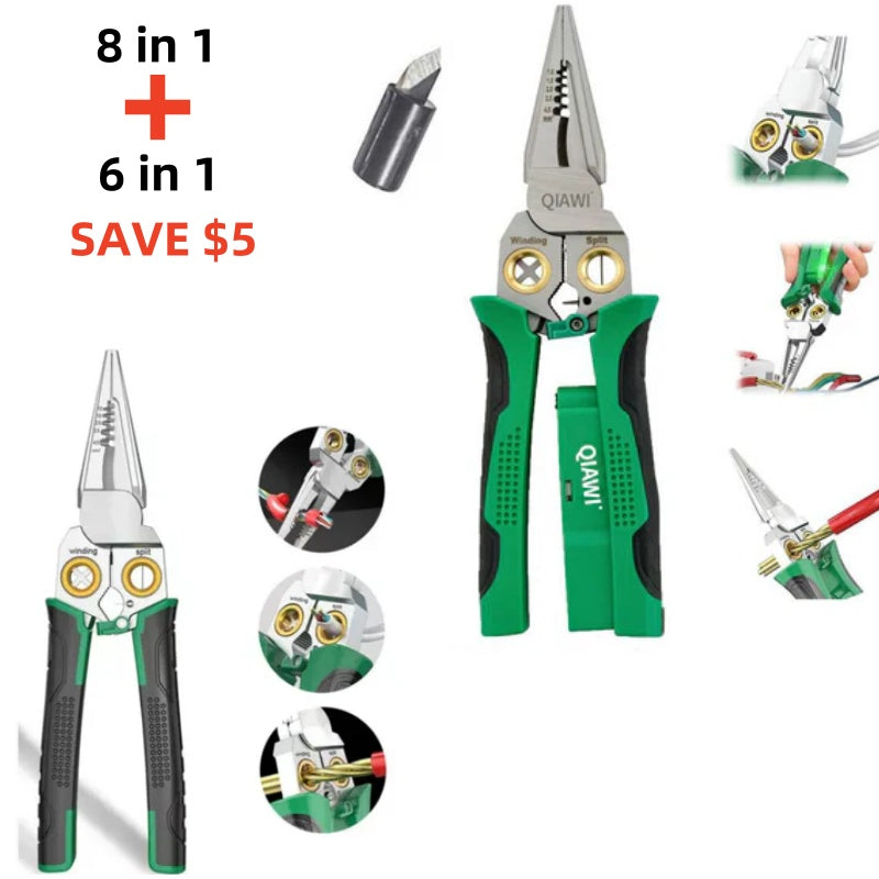 Picklepal™ 8-in-1 Wire Stripper Twister & Voltage Tester Pliers