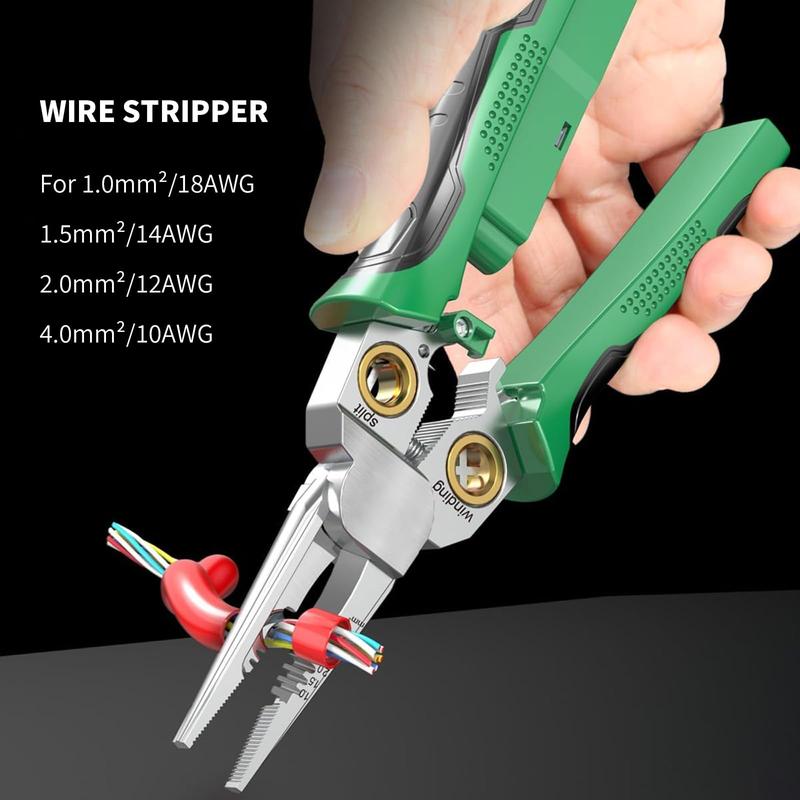 Picklepal™ 8-in-1 Wire Stripper Twister & Voltage Tester Pliers