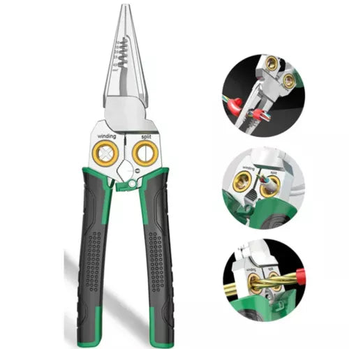 Picklepal™ 8-in-1 Wire Stripper Twister & Voltage Tester Pliers