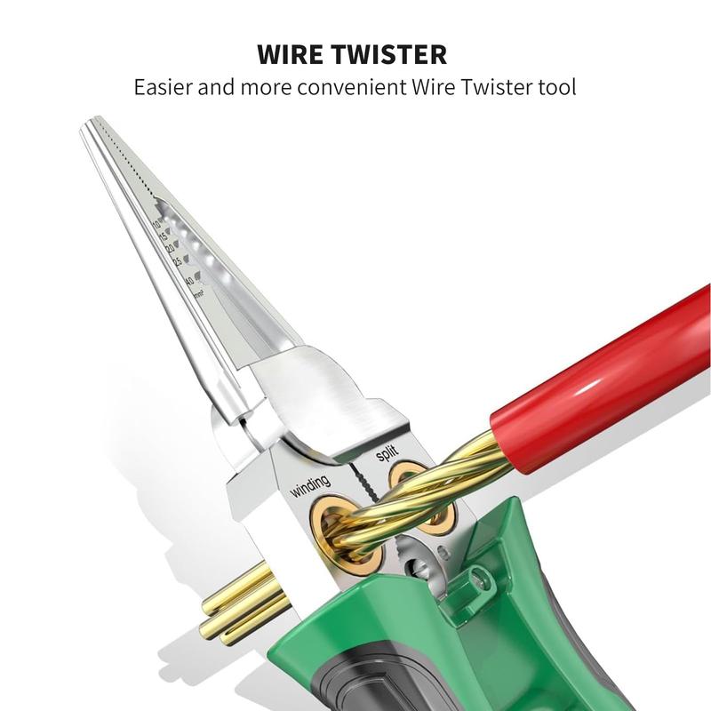 Picklepal™ 8-in-1 Wire Stripper Twister & Voltage Tester Pliers